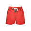 House of Malabaar printed red boy's swim shorts with citrus slices.
