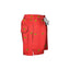 House of Malabaar printed red boy's swim shorts with citrus slices.